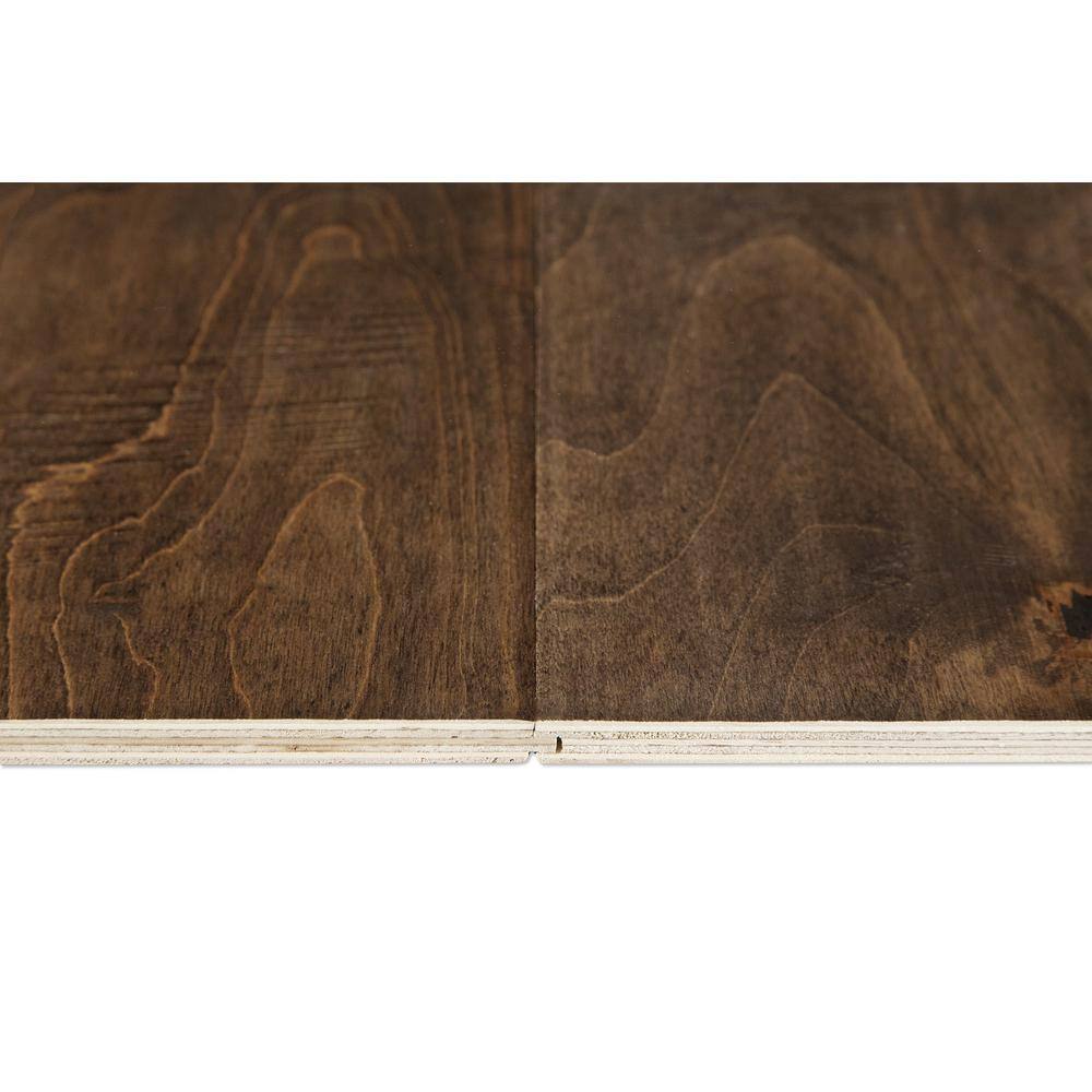 NATU Heritage Venus Birch 3/8 in. T x 5 in. W Tongue and Groove Hand Scraped Engineered Hardwood Flooring (32.8 sq.ft./case)