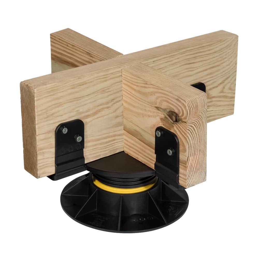 Bison Innovative Products Level.Up Adjustable Deck Pedestal Joist Support Kit (12-Pedestal Kit)