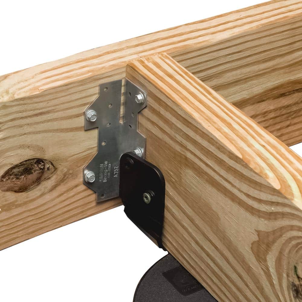 Bison Innovative Products Level.Up Adjustable Deck Pedestal Joist Support Expansion Kit (2-Pedestal Kit)