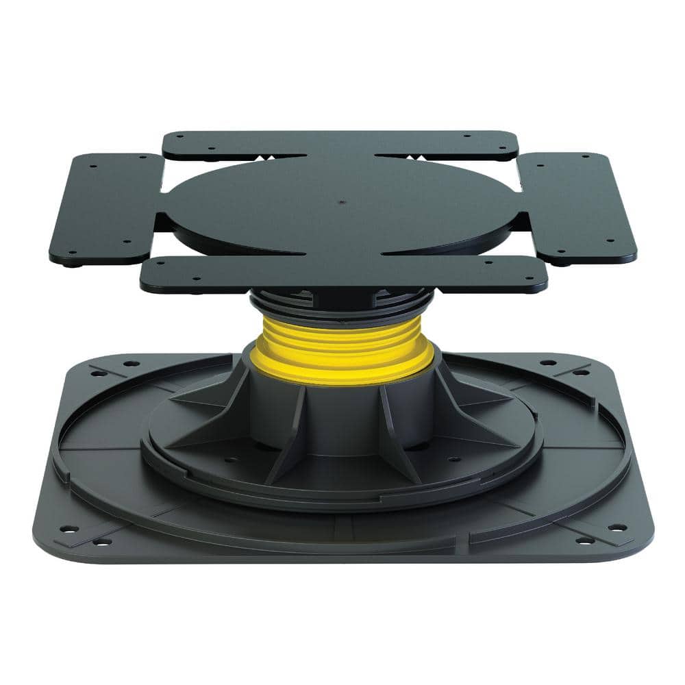 Bison Innovative Products Level.Up Adjustable Deck Pedestal Joist Support Expansion Kit (2-Pedestal Kit)