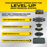 Bison Innovative Products Level.Up Pedestal System Accessory 1/2 in. Fixed Height Pedestal (8-Pack)