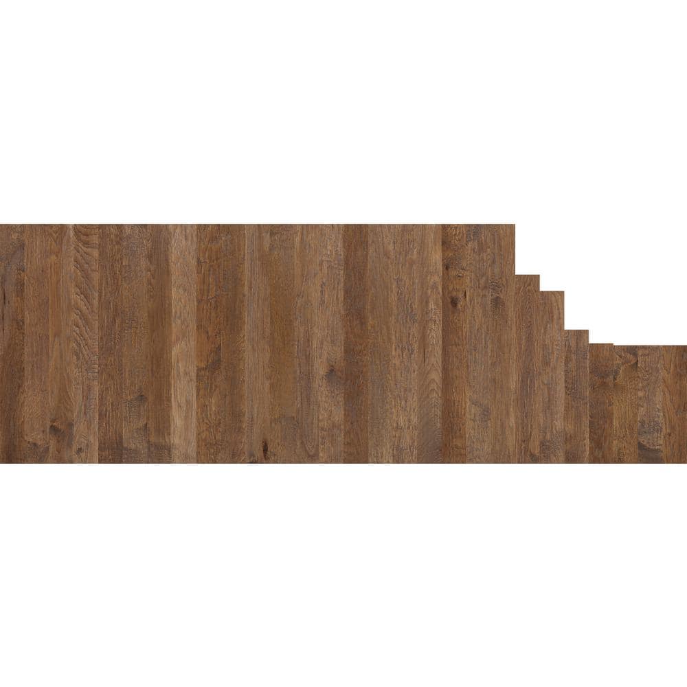 Shaw Canyon Bison Hickory 3/8 In. T X 6.3 in. W Tongue and Groove Scraped Engineered Hardwood Flooring (30.48 sq.ft./case)