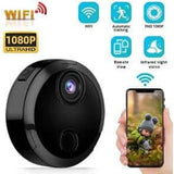 Ahfiwaso Indoor 1080P Hidden/Spy Full HD Surveillance WiFi Camera with App-67, Motion Detection and Night Vision, Black Finish