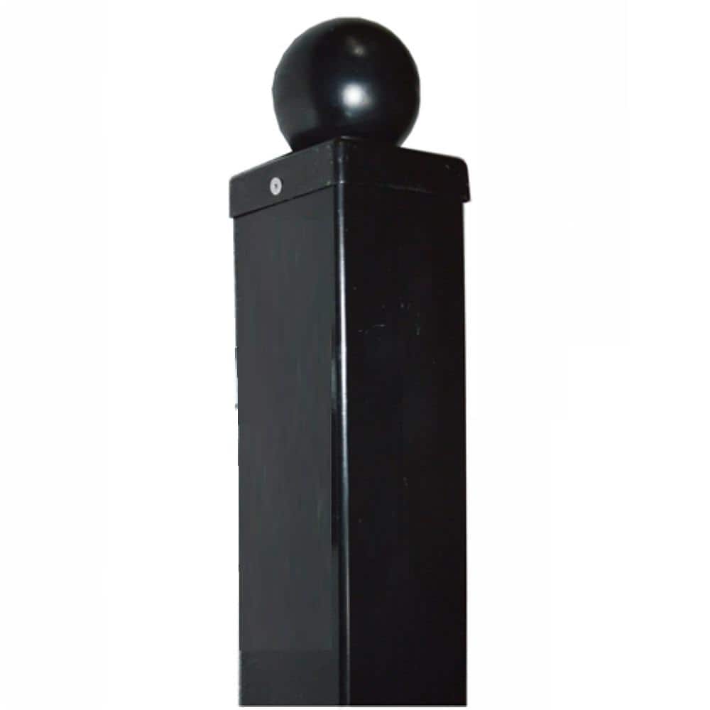 ALEKO Large Cap for Driveway Gate Post - 3.5 in. x 3.5 in. - Black
