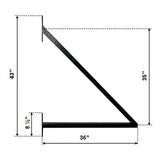 ALEKO 17 ft. x 6 ft. x 12 ft. Black Steel Single Sliding Driveway Gate Prague Style with Pedestrian Gate 5 ft. Fence Gate