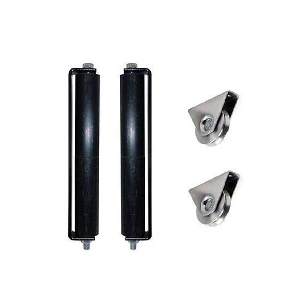 ALEKO London Style 16 ft. x 6 ft. Black Steel Single Slide Driveway with Gate Opener Fence Gate
