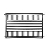 ALEKO 16 ft. x 5 ft. Barcelona Style Security Fence Panels Steel Fence Kit 2-Panel Gate Fence