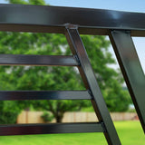 ALEKO 16 ft. x 5 ft. Sofia Style Security Fence Panels Steel Fence Kit 2-Panel Gate Fence