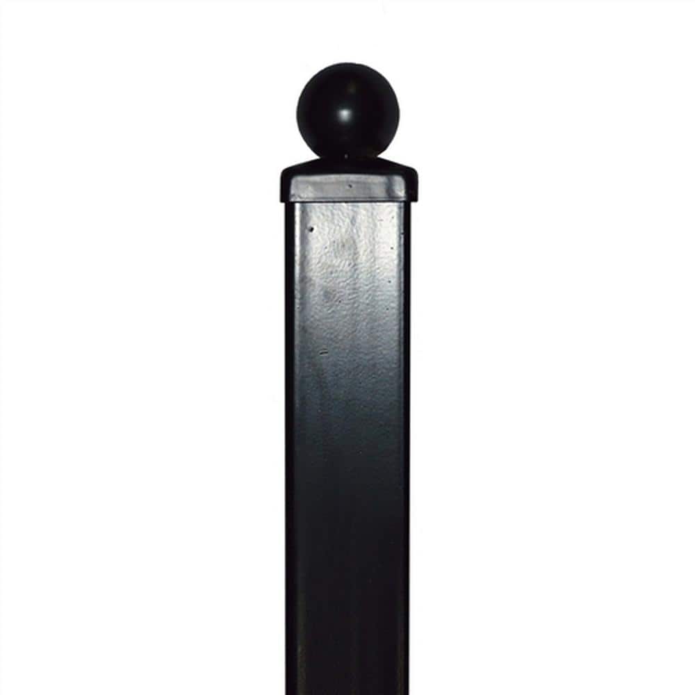 ALEKO 32 ft. x 5 ft. Milan Style Security Fence Panels Steel Fence Kit 4-Panel Gate Fence