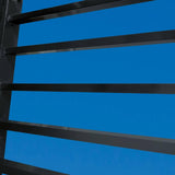 ALEKO Milan Style 5 ft. x 8 ft. Black Iron Fence Panel
