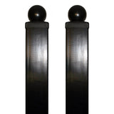 ALEKO Gate Post 8' x 3.5" x 3.5" for Dual Swing Driveway Gates - Set of 2