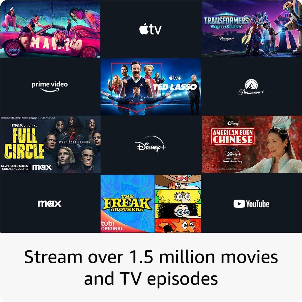 Amazon Fire TV Stick 4K Max (2nd Gen) Streaming Device with Wi-Fi 6E Support, Ambient Experience, and Alexa Voice Remote
