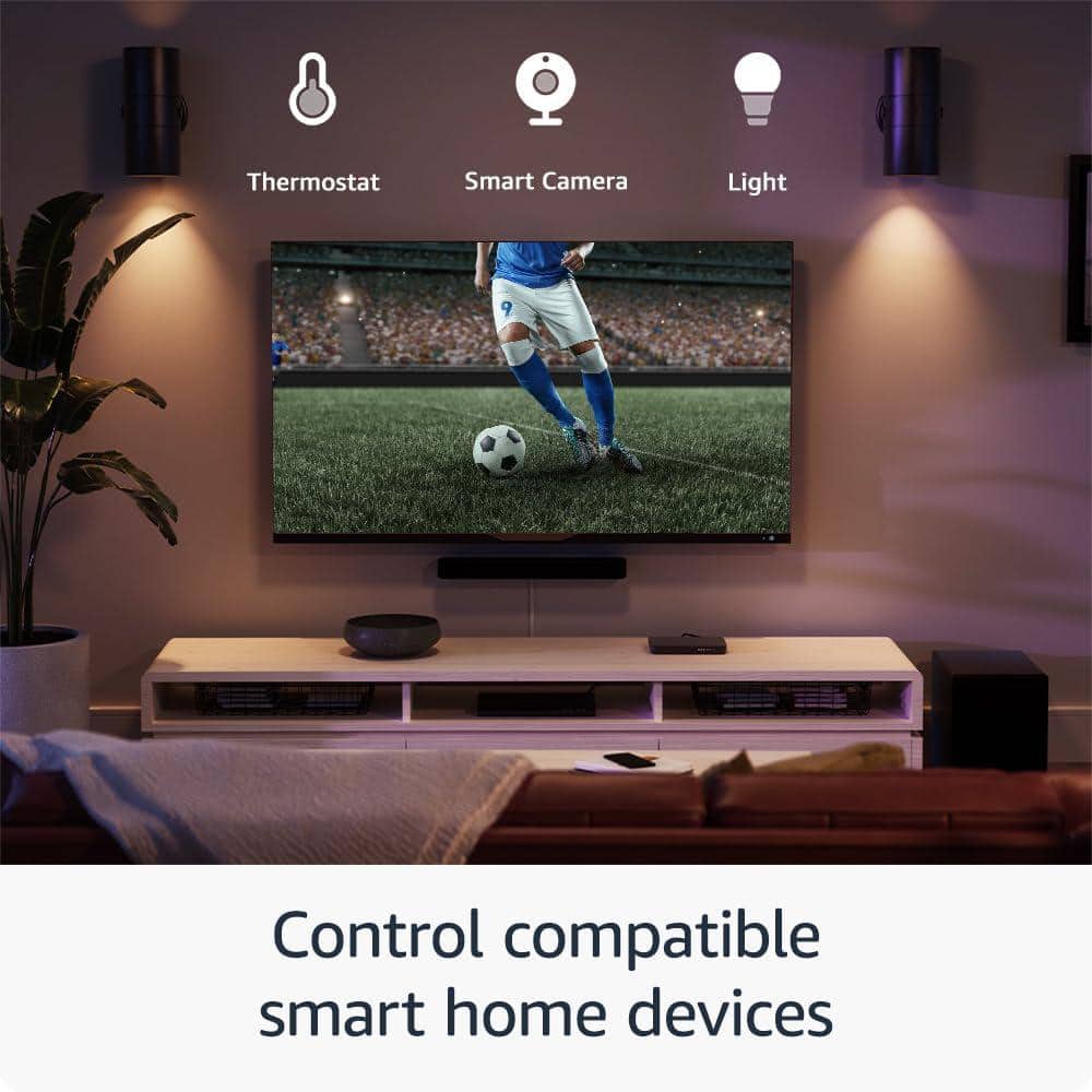 Amazon Fire TV Stick 4K streaming device, includes support for Wi-Fi 6, Dolby Vision/Atmos, free & live TV