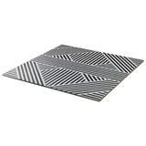 Astoria Black and White 24 in. x 24 in. Matte Porcelain Floor and Wall Tile (4 Pieces, 15.49 sq. ft./Case)