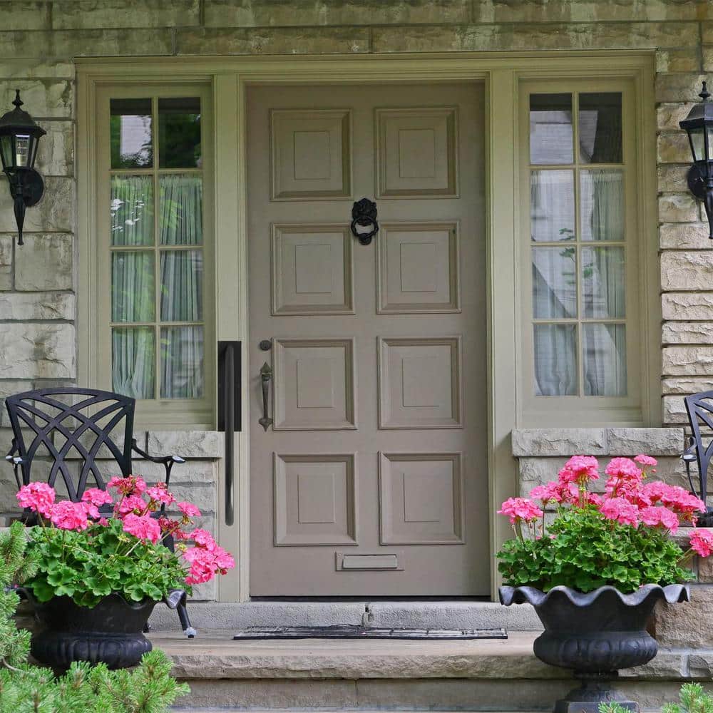 Angel Sar 24 in. Metal Handrails for Outdoor Steps Wall Mount, U-Shaped Handrail with Matte Black Finished for 1-2 Steps