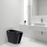 ANZZI ENVO Resonance Smart Bidet Toilet in Matte Black with Voice and Wifi Control