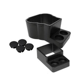 Aria Railing Straight Wall Mount Attach Kit in Black