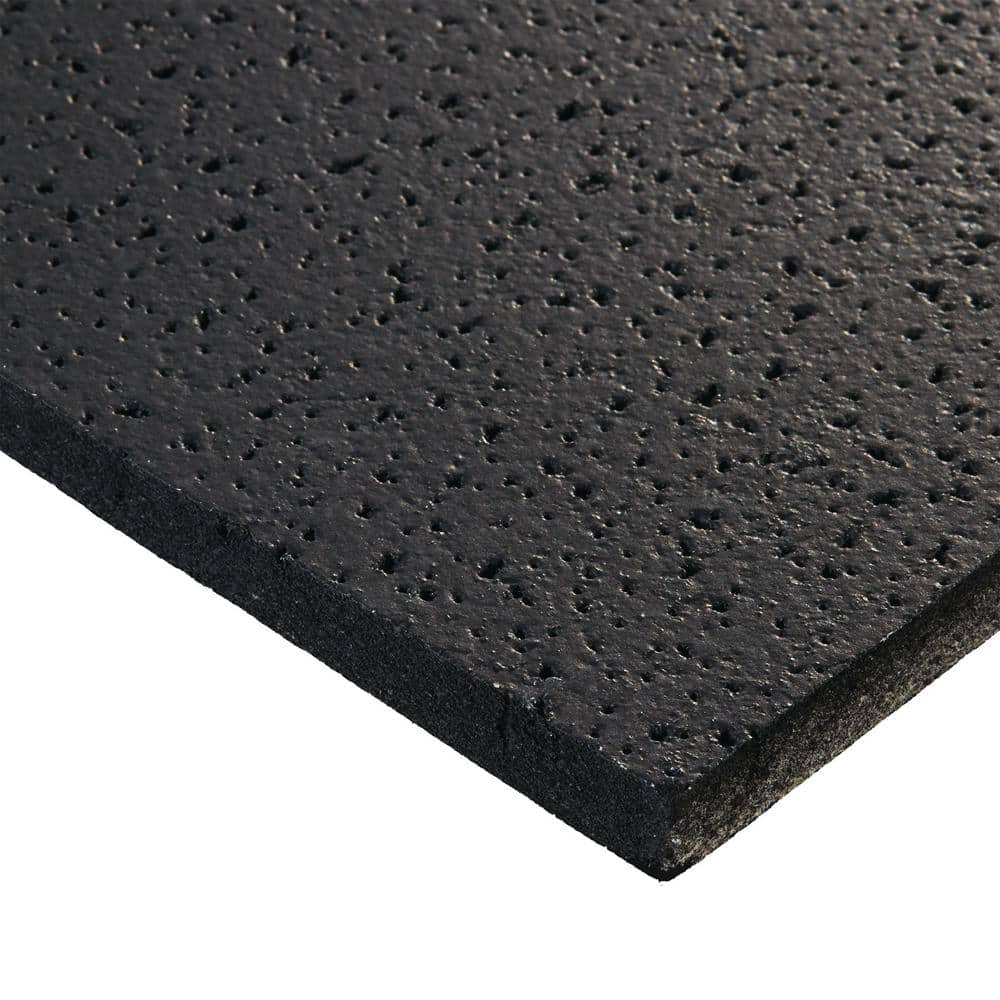 Armstrong Ceilings Fine Fissured 24 in. x 24 in. Black Acoustic Drop Ceiling Tiles, Square Edge, 16-Pack (64 sq. ft.)