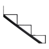 Pylex 3-Steps Steel Stair Stringer black 7-1/2 in. x 10-1/4 in. (Includes 1 Stair Stringer)