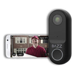 BAZZ Wired Smart Door Bell with HD 1080p Camera