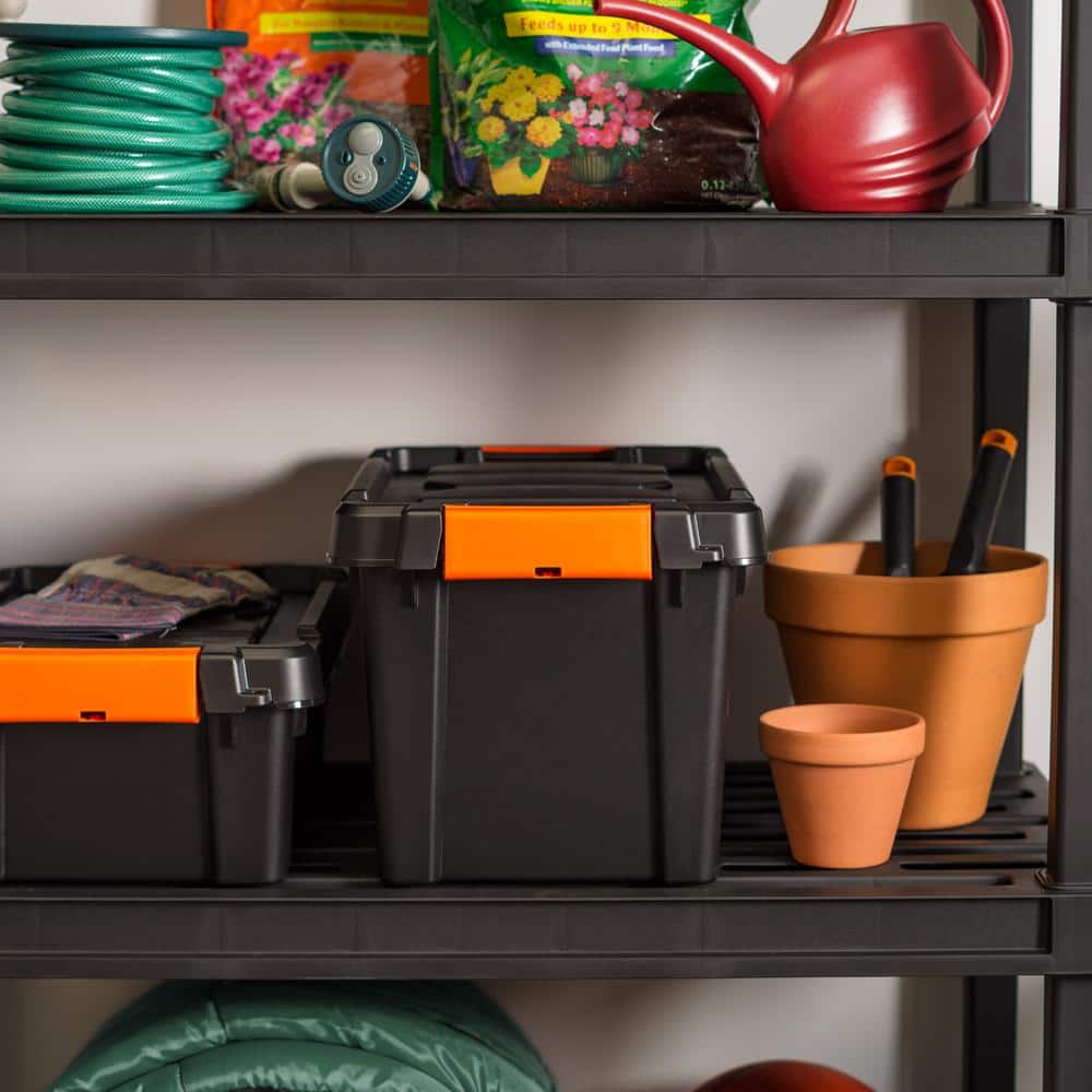 IRIS 20 Qt./5 Gal. Heavy-duty Stackable Storage Tote