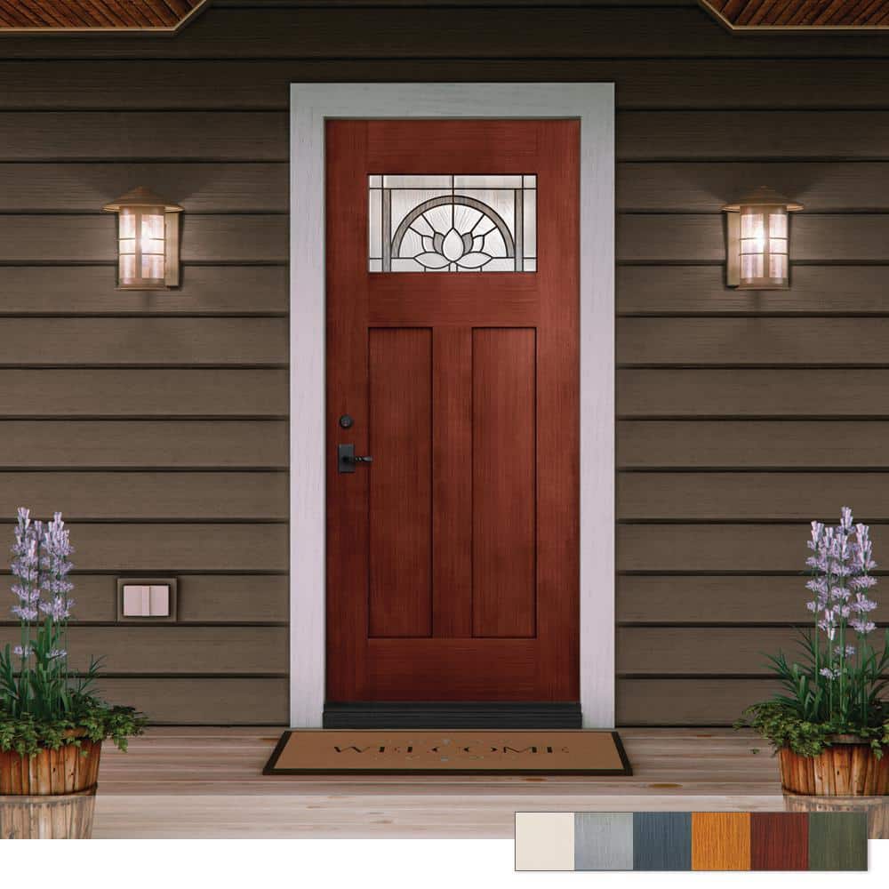 Statement Collection Customizable Fiberglass Prehung Front Door