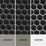 Daltile Restore Matte Black Hexagon 10 in. x 12 in. x 6.35 mm Glazed Ceramic Mosaic Tile (0.81 sq. ft./piece)
