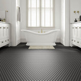 Daltile Restore Matte Black Hexagon 10 in. x 12 in. x 6.35 mm Glazed Ceramic Mosaic Tile (0.81 sq. ft./piece)