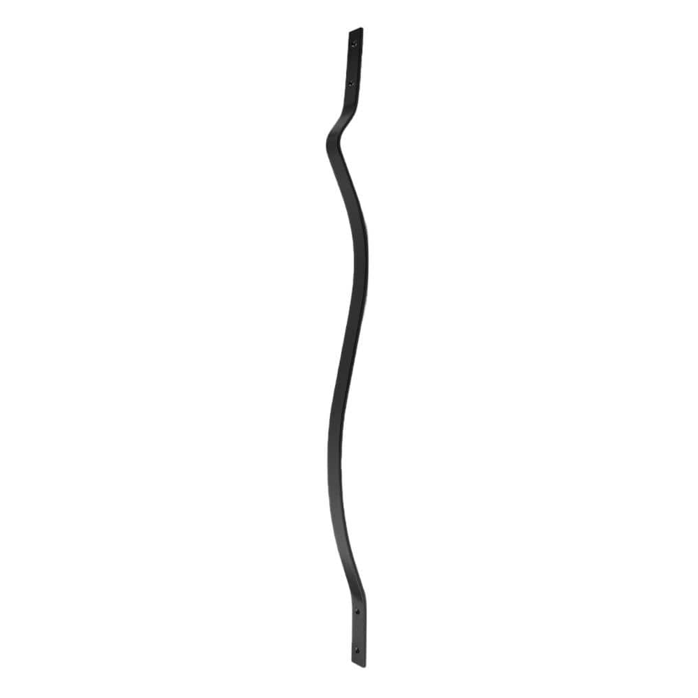 Deckorators 29-1/2 in. x 1 in. Black Aluminum Baroque Baluster (60-Pack)