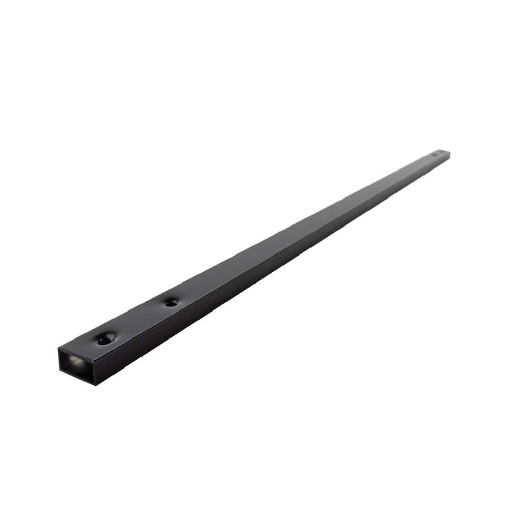 Deckorators 29-1/2 in. x 1 in. Black Aluminum Traditional Baluster (75-Pack)