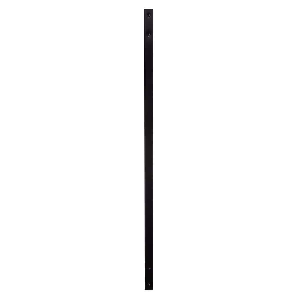 Deckorators 29-1/2 in. x 1 in. Black Aluminum Traditional Baluster (75-Pack)