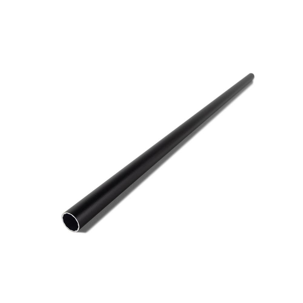 Deckorators 29 in. x .75 in. Textured Black Aluminum Round Classic Baluster (10-Pack)