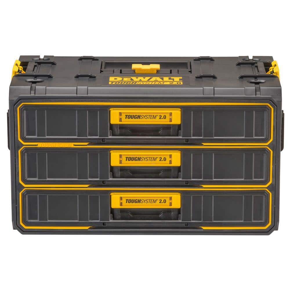DEWALT Toughsystem 2.0, 12.3 in. W Tool Box 3-Drawer