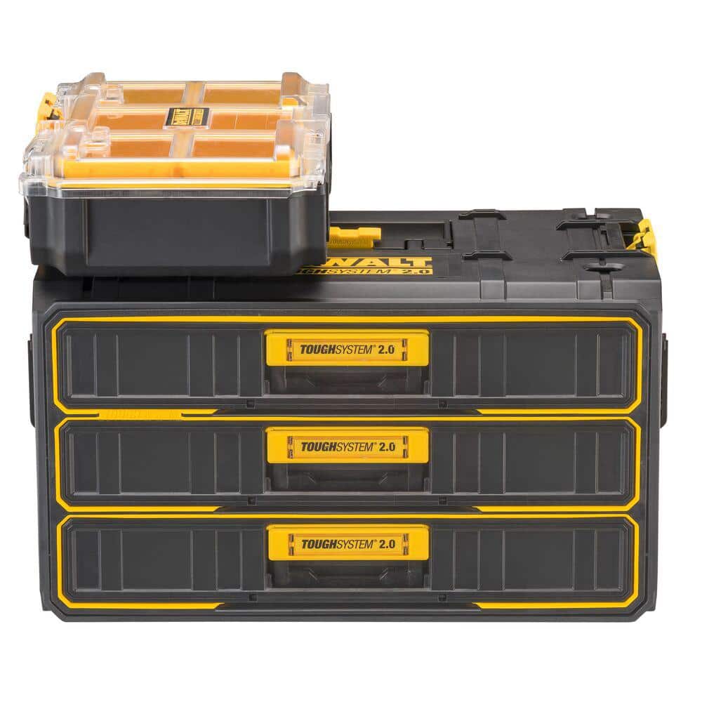 DEWALT Toughsystem 2.0, 12.3 in. W Tool Box 3-Drawer
