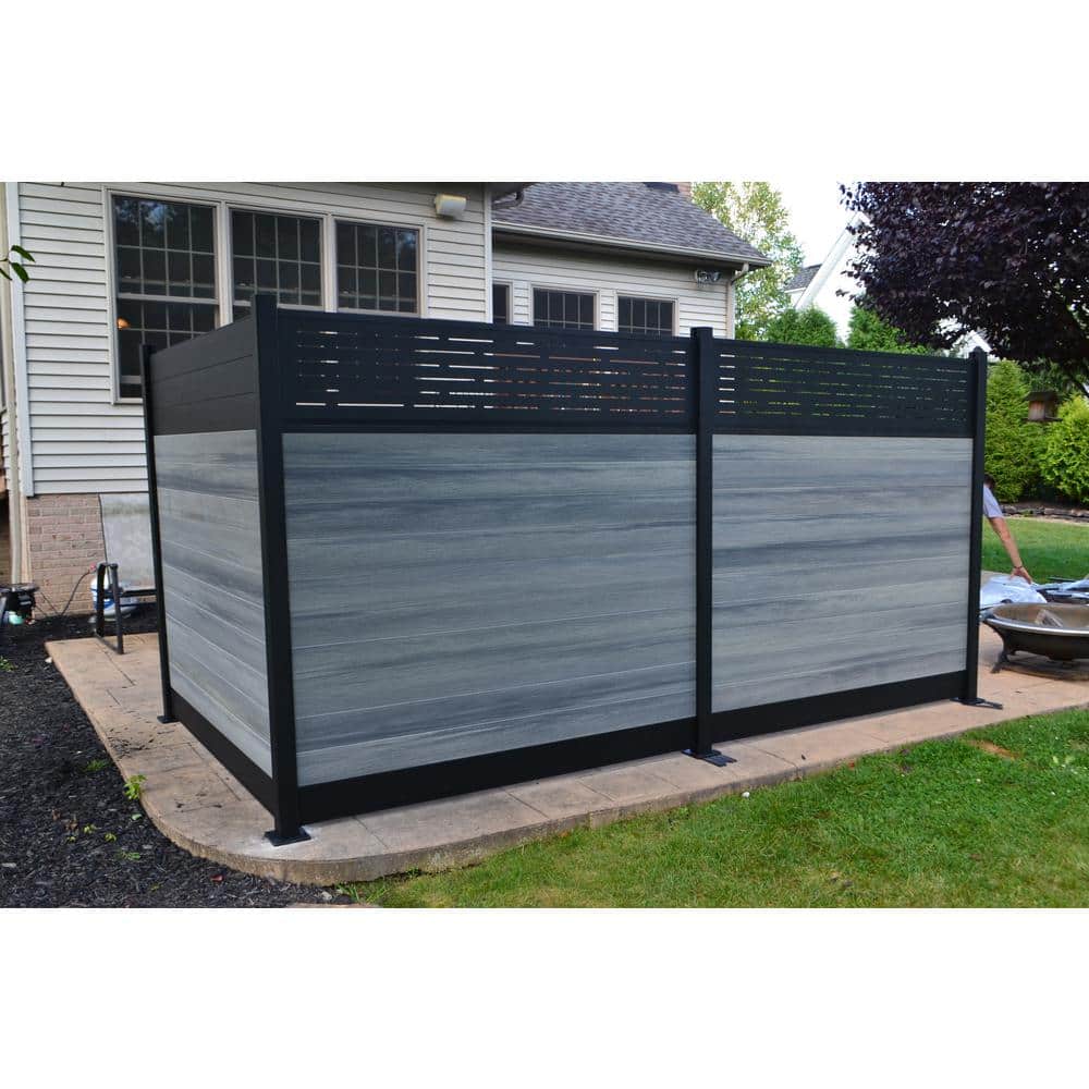 EuroFence 8 ft. Heavy-Duty Gate Post Kit