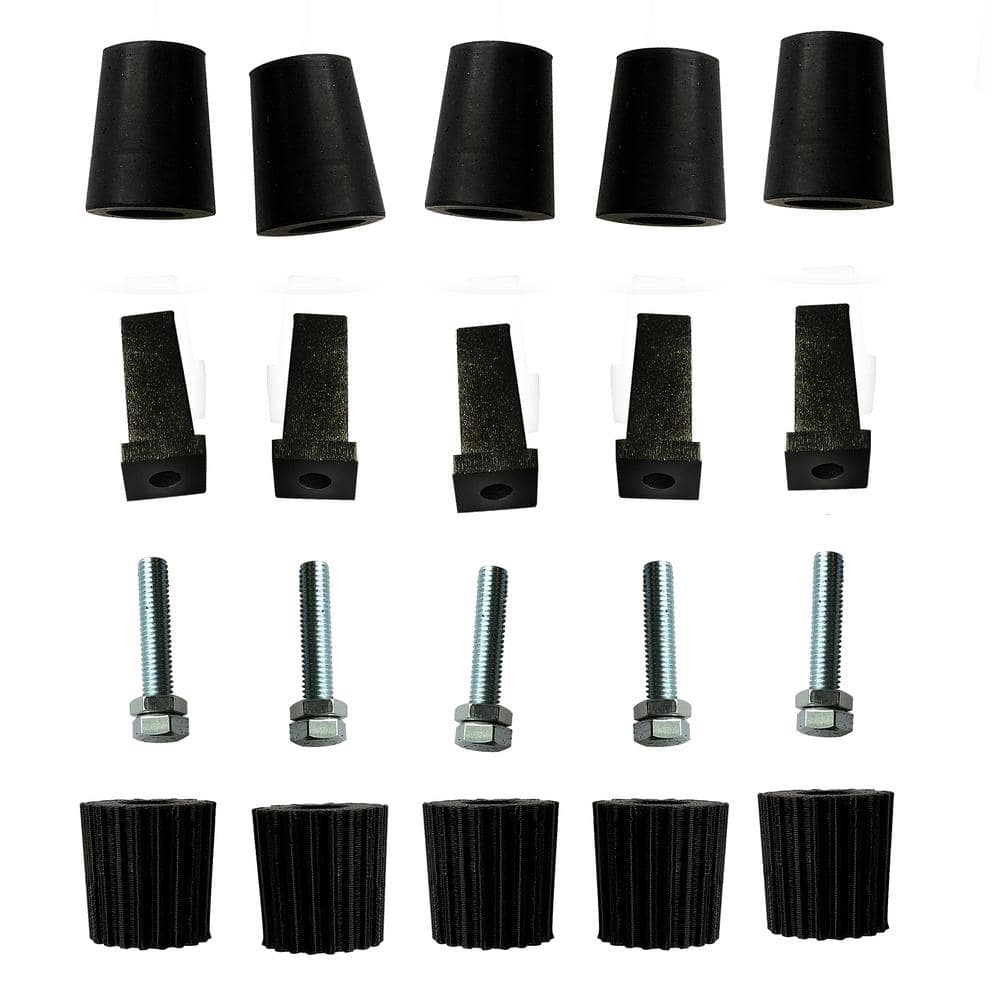 EVERMARK Stair Parts Tap and Twist 1/2 in. Hollow Metal Baluster Install Kit