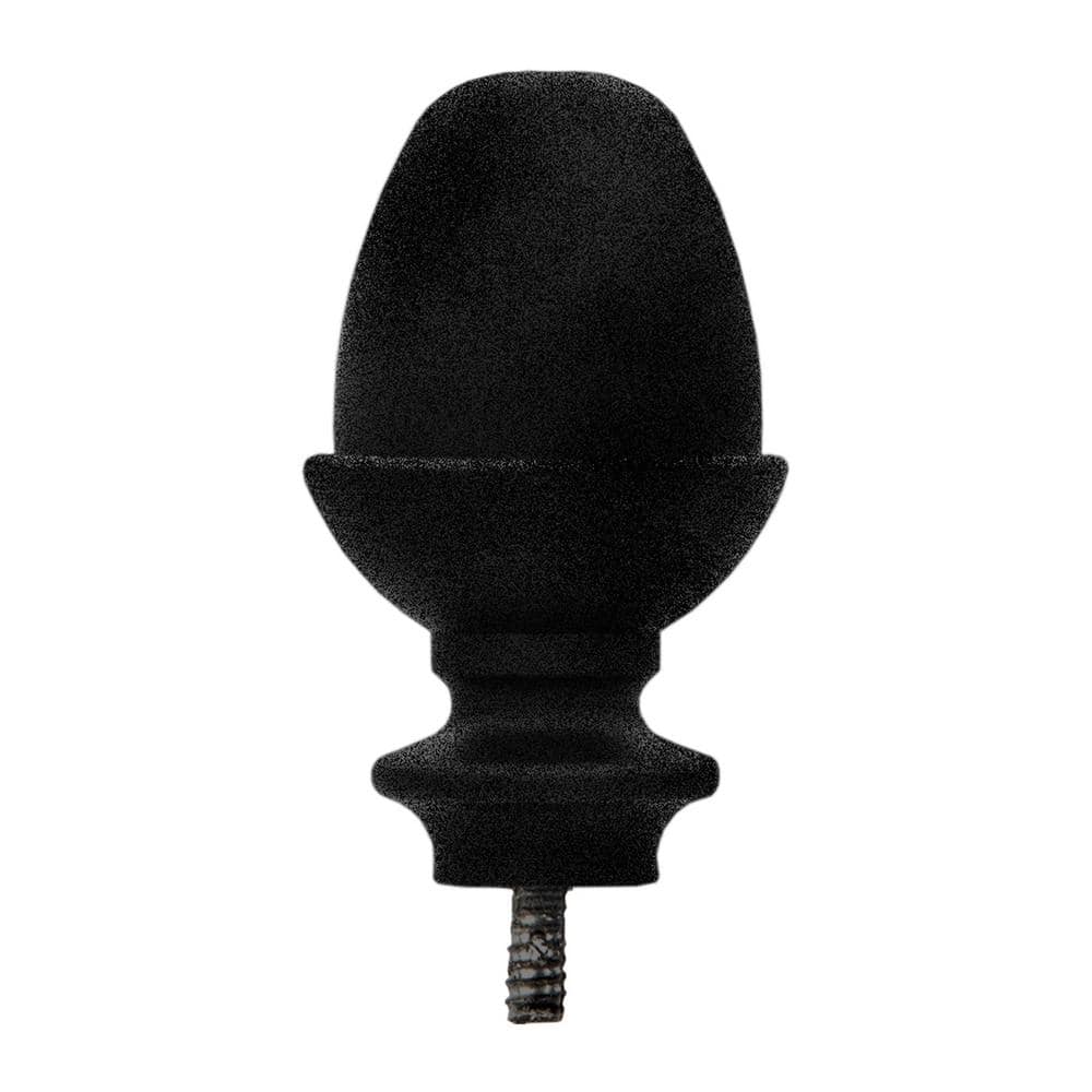 Fence Armor 4 in. x 4 in. Metal Acorn Flag Post Cap Finial