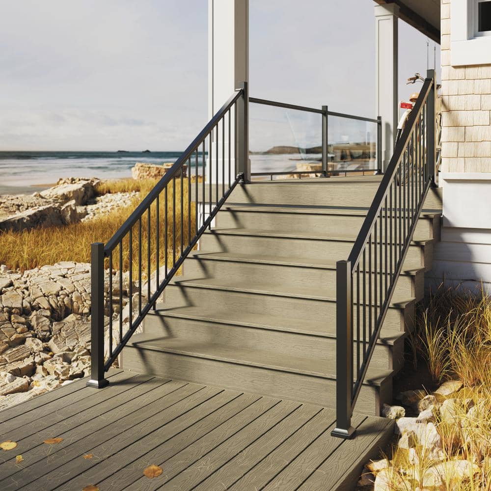 Fiberon Cityside Black Contemporary Stair Bracket