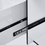 Glacier Bay 24 in. Stainless Steel Laundry Sink & Black Cabinet with Faucet