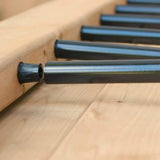 NUVO IRON 26 in. x 3/4 in. Galvanized Round Balusters with Plastic End Caps (10-Pack)