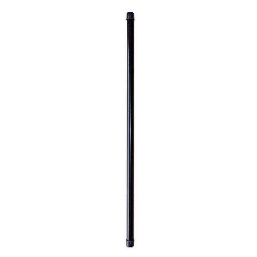 NUVO IRON 26 in. x 3/4 in. Galvanized Round Balusters with Plastic End Caps (10-Pack)
