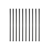 NUVO IRON 26 in. x 3/4 in. Galvanized Round Balusters with Plastic End Caps (10-Pack)