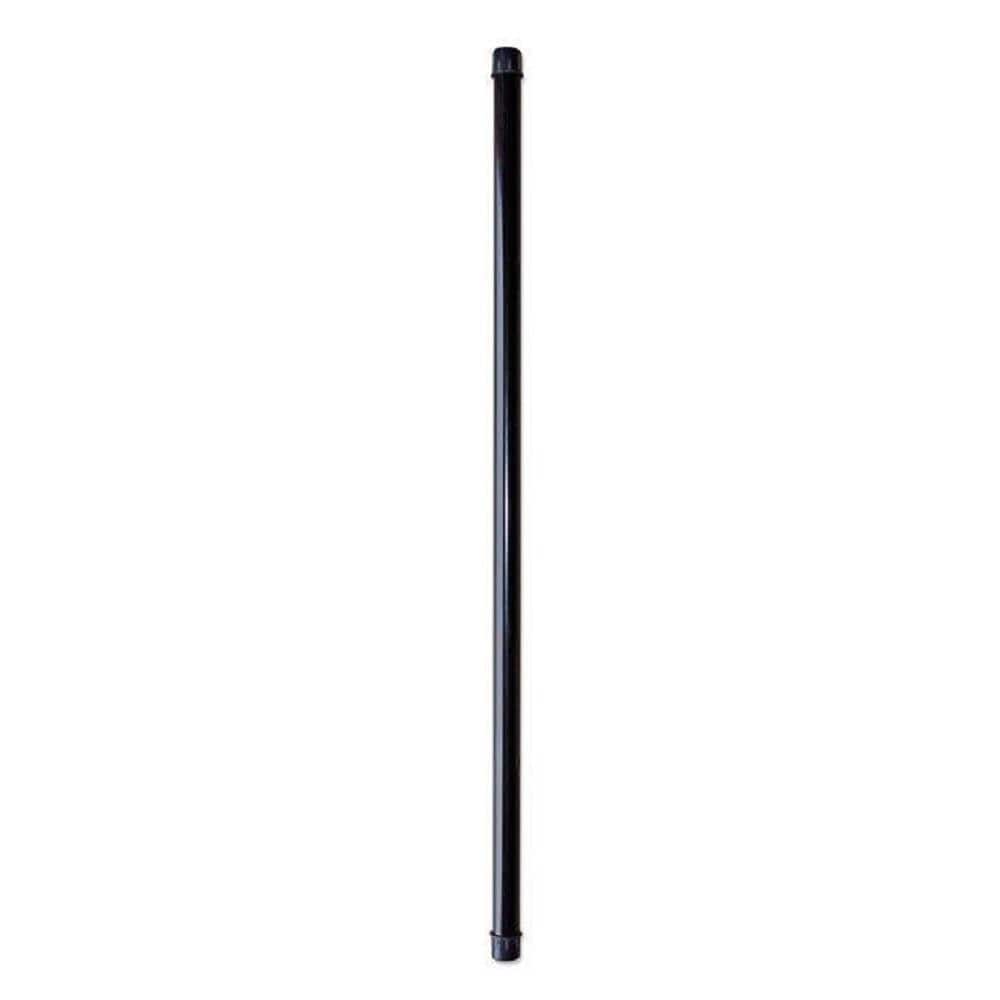 NUVO IRON 32 in. x 3/4 in. Galvanized Round Balusters with Plastic End Caps (10-Pack)