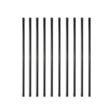 NUVO IRON 32 in. x 3/4 in. Galvanized Round Balusters with Plastic End Caps (10-Pack)