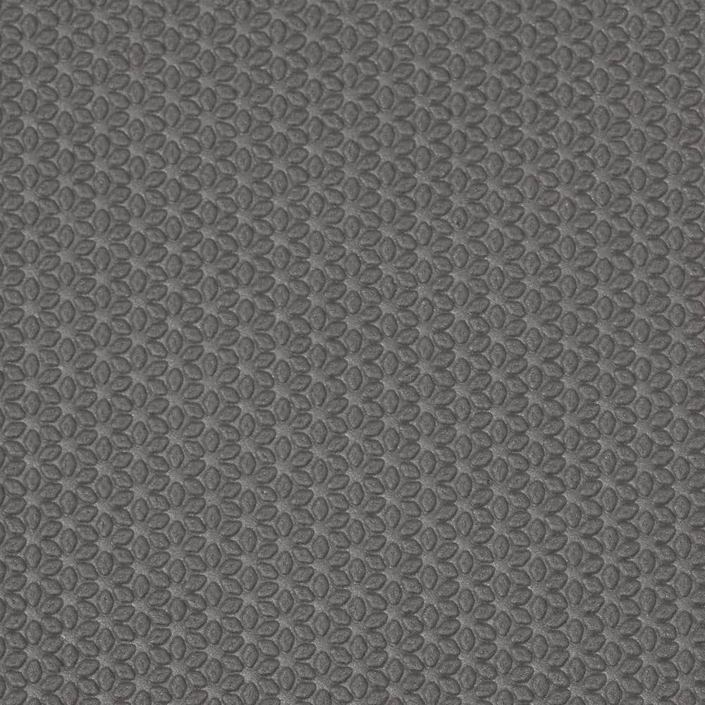 Norsk Black/Gray 24 in. x 24 in. EVA Foam Sport Multi-Purpose Reversible Interlocking Tile (12-Tile)
