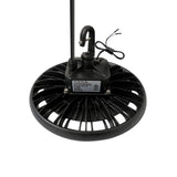 Cedar Hill 13 in. 450-Watt Equivalence Integrated LED Black UFO High Bay Light 21000 Lumens 5000K