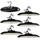 bulbeats 6-Pack of 200-Watt LED High Bay Light 30000LM High Bay LED Shop Lights AC100-277V Commercial Bay Lighting for Warehouse