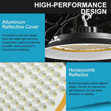 bulbeats 6Pack of 300W LED High Bay Light 45000LM High Bay LED Shop Lights AC100-277V Commercial Bay Lighting for Warehouse
