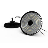 InfiBrite 12.8 in. 5000K Daylight 38,400 Lumens 240-Watt Integrated LED Dimmable Wet Rated Black High Bay Light 100-277 Volt