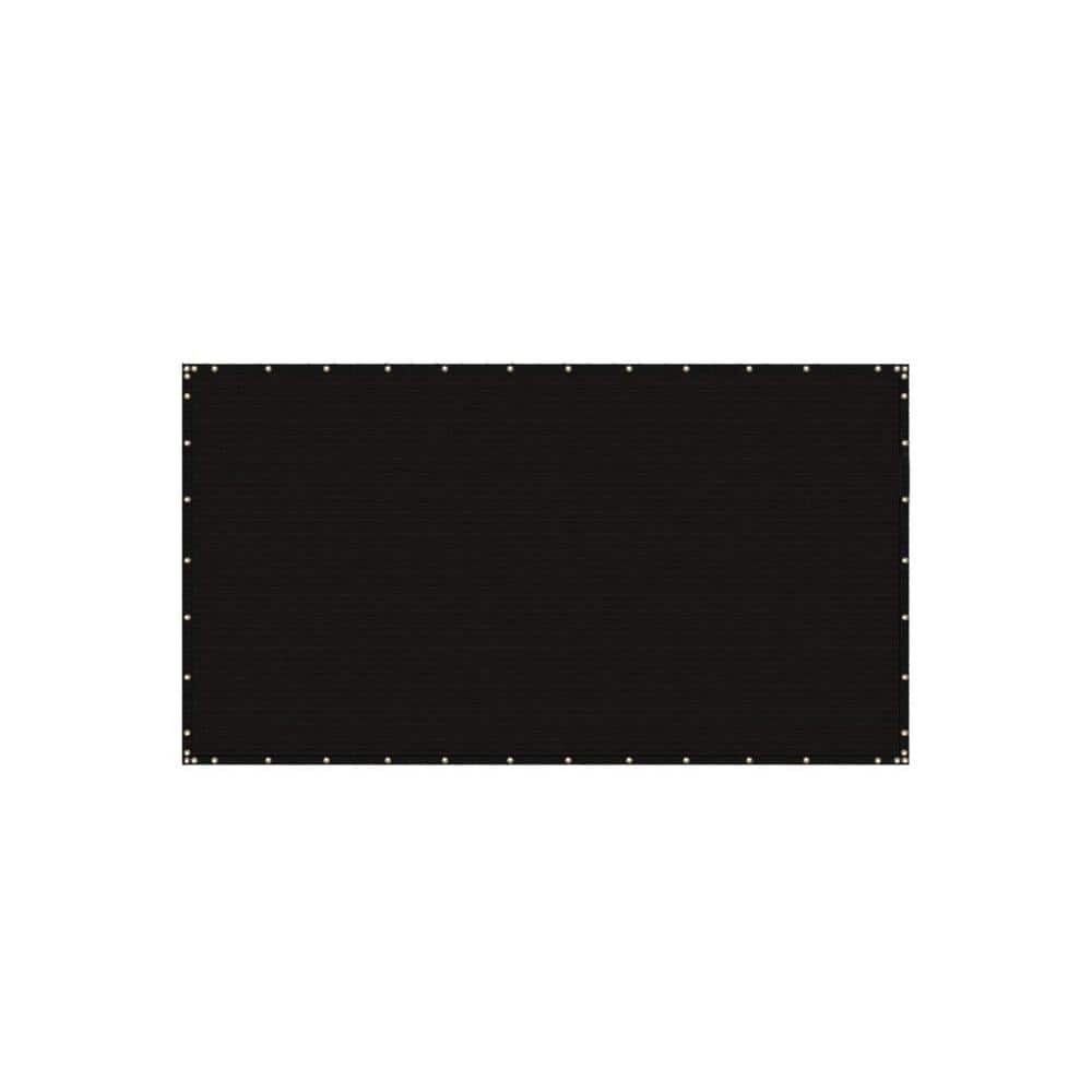 ITOPFOX 6 ft. x 50 ft. Privacy Screen Fencing Mesh Shade Net Cover for Garden and Heavy-Duty in Black